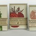 40 SMALL a4 FARMERS MARKET CARDS 5 DESIGNS STRAWBERRY TOMATO PEA BEET BLACKBERRY