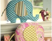 Stuffed Animal Pattern - PDF Sewing Pattern Tilly and Tommy Elephant Softies - Instant Download
