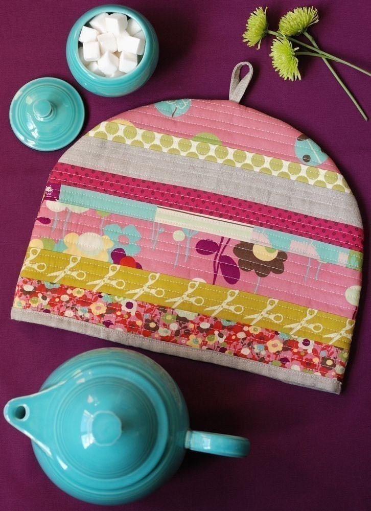 PDF Sewing Pattern Posy Cosies Patchwork Tea Cosy Tea Cozy Instant Download