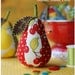 PDF Sewing Pattern for Plush Pear Pincushion, Ornament, and Pillow Instant Download