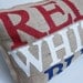Quincy Pillow - Red, White & Blue