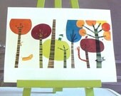 Hey lads - funny print on laid paper A016