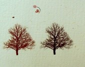 The long card, the red forest