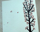 Gif, art card, the tree of hearts fruits C050