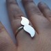 Incognito - geeky movember mustache silver ring