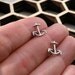 Nous Partirons sur l'Ocean - Anchor jewelry - anchor earrings in sterling silver