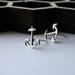 Nous Partirons sur l'Ocean - Anchor jewelry - anchor earrings in sterling silver