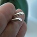 Borrowed Time - modern sterling silver stud earrings