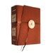 Ernest Hemingway . handbound leather journal . saddle brown (320 pgs.)