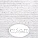 Vinyl Photography Backdrop 5ft x 5ft, White Brick Wall Photo Backdrop, Newborn Prop, White Brick Background, Photo Prop, "Great White"