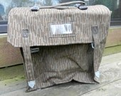 Vintage  Military Bag, Military Surplus, Repurposed, tote,bookbag, unisex,laptop, messenger, ipad, netbook