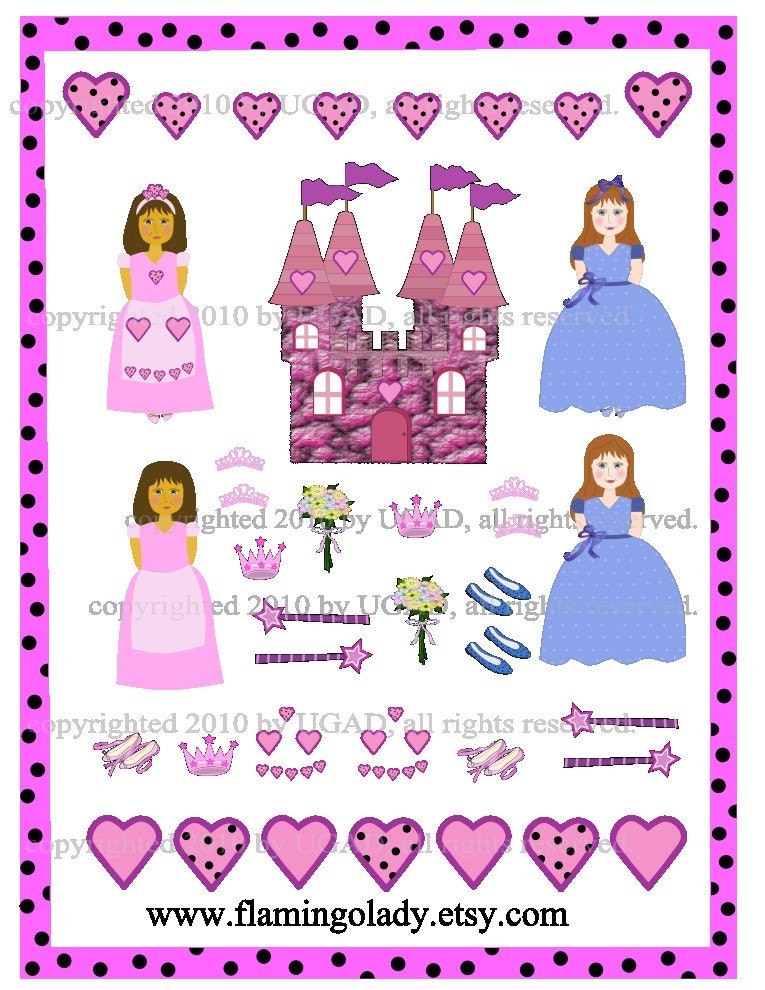 Pretty Pink Princess Collage