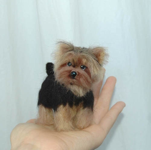 One Of A Kind OOAK Custom Needle Felted likeness of your dog, cat, pet portrait soft sculpture  Husky, Yorkie, mutt or any pet
