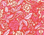 1 Fat Quarter  -   Dena Designs Fabric TAZA - Cynthia Pink Floral  -  1 Dollar  Special