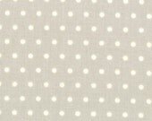 Vintage Modern  by Bonnie and Camille -  Dots Pebble Grey , Moda Designer Fabric