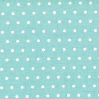 Vintage Modern  by Bonnie and Camille -  Dots Pebble Sky, Moda Designer Fabric