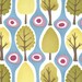 Kate Spain Fabric CENTRAL PARK LINDEN Trees Metro Moda Designer Fabric - 7/8 yard, Sale