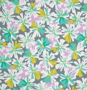 5 Fat Quarters La Dee Da Aqua  by Erin McMorris Free Spirit FABRIC SALE