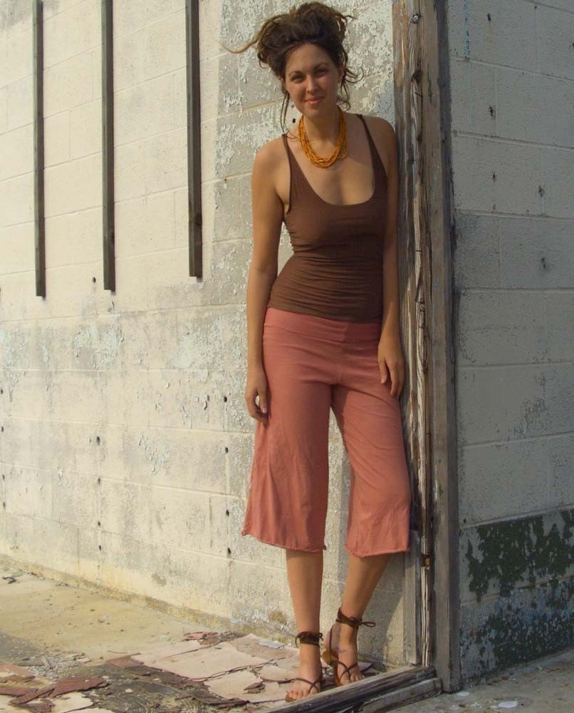 Simplicity Gaucho (hemp/organic cotton knit) - natural dyes