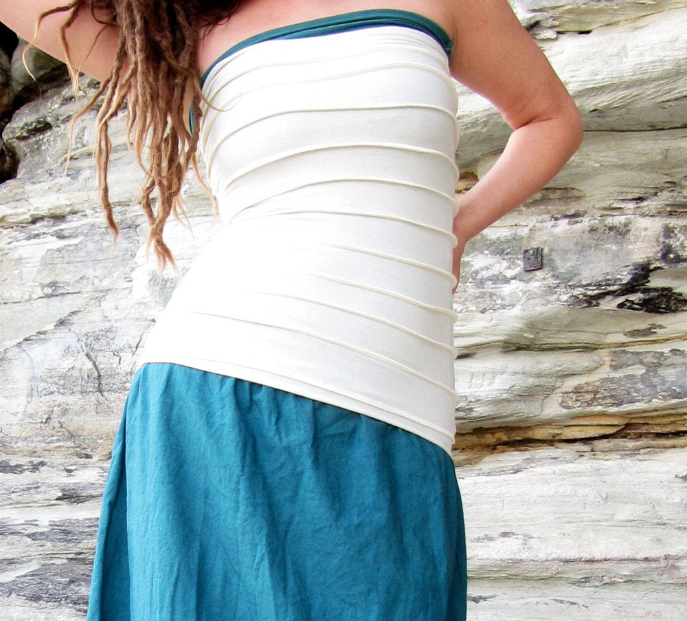 Ribbed for Her Pleasure Tube Top :) (locally milled organic stretch cotton)