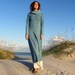 Organic Clothing - Long Chunky Cowl Dress (hemp/organic cotton knit)