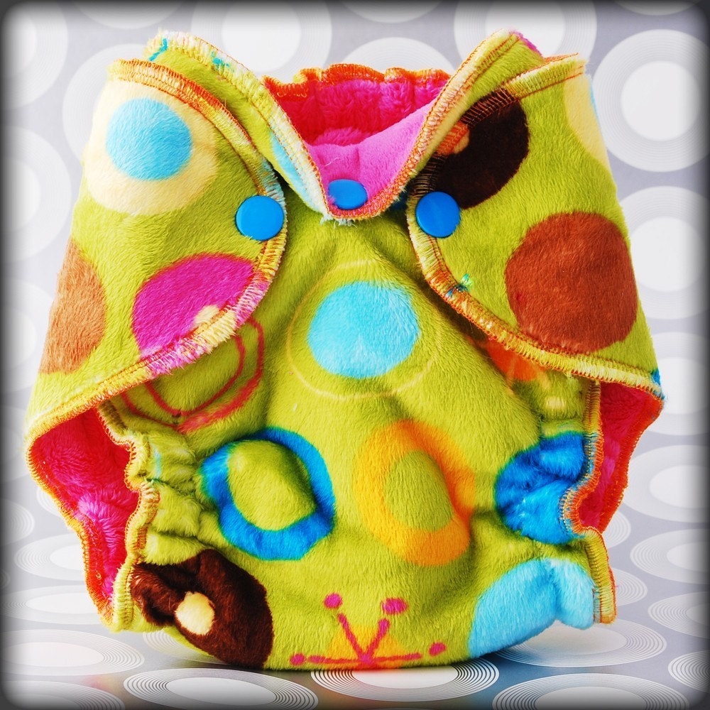 Lime Ole Newborn Minky Fitted