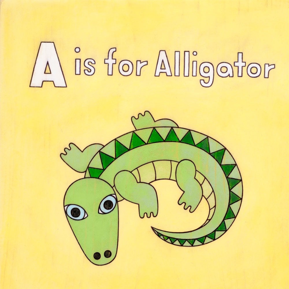 Alphabet Nursery ABC Letter 8x10 Art Prints