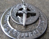 Custom Double Stacked Necklace Charm