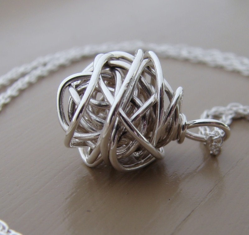 Knotted Line Necklace     Picked By JACKIE NASSER of LUCKY MAGAZINE as a must have
