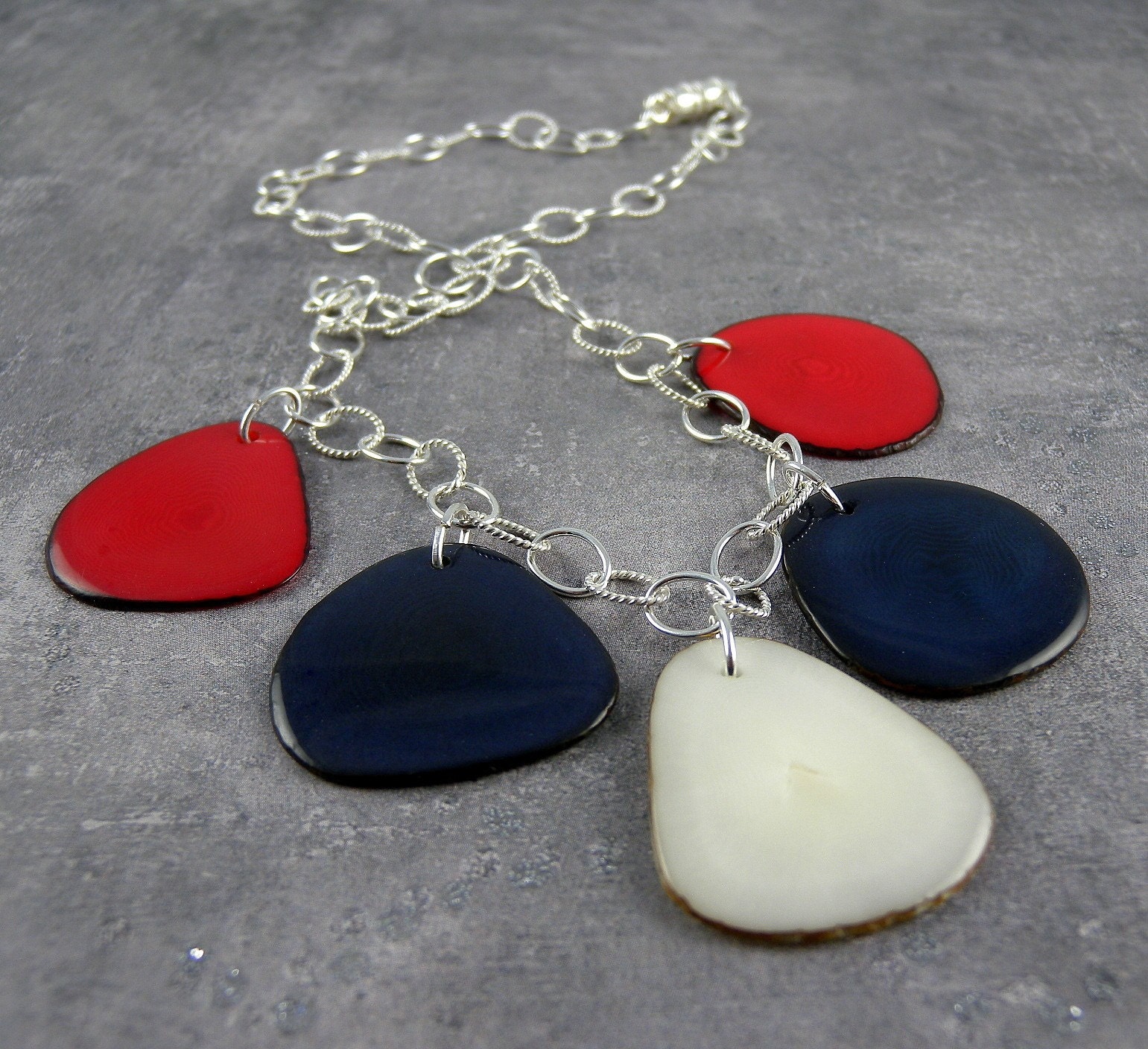 Nautical Eco Friendly Tagua Necklace with Free Shipping