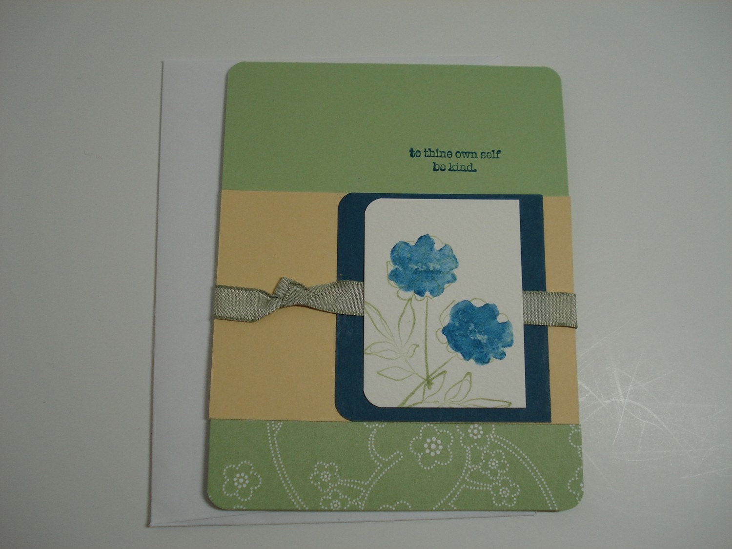 Multi-Occasion handmade greeting card - To Thine Own Self Be True