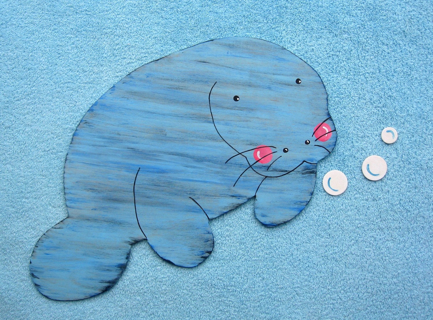 Manatee Wood Wall Hanging