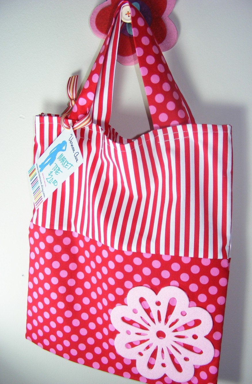 Betsy..Cotton Market tote
