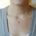 satellites - sterling silver textured necklace by elephantine