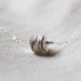 satellites - sterling silver textured necklace by elephantine