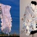Wind in the sky....nuno felted shawl\/wrap
