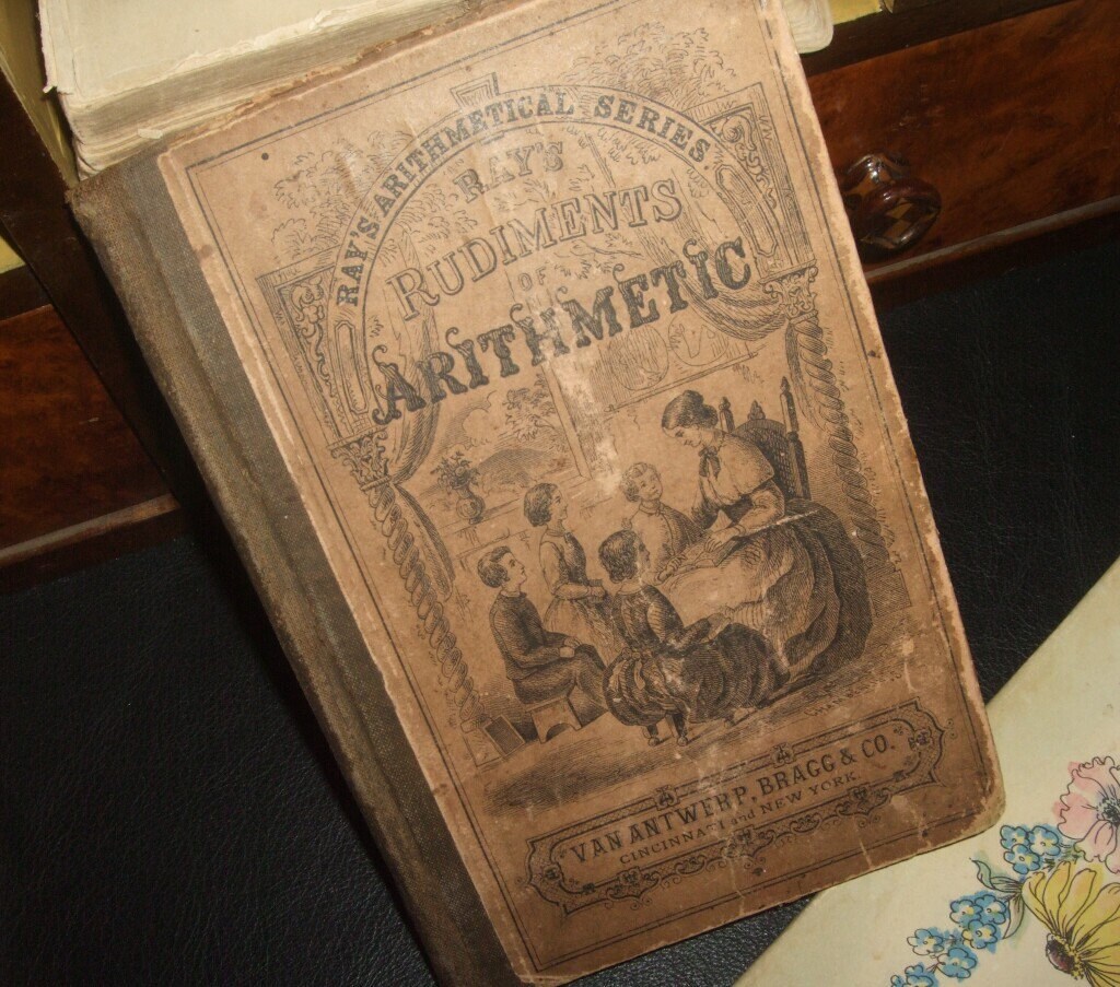 1800s Arithmetic School Book By Saltsmansoap On Etsy