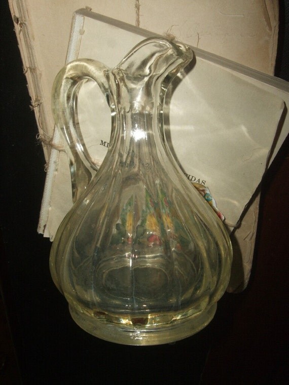 Antique Glass Vinegar Cruet by saltsmansoap on Etsy