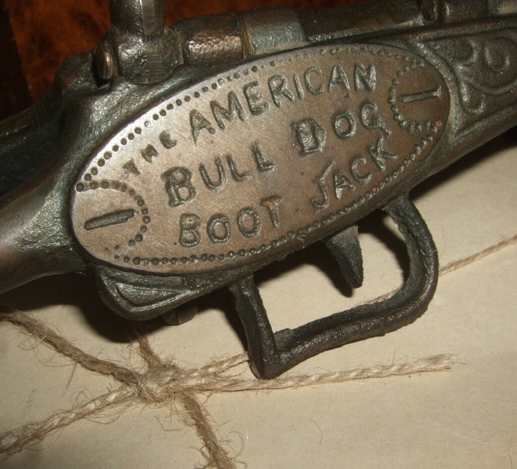 American Bull Dog Boot Jack Vintage Reproduction by saltsmansoap