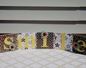 CLEARANCE SALE 50% off  SMILE Sign - Birthday party decoration