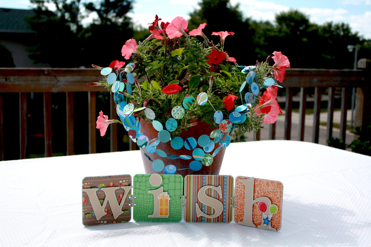 CLEARANCE SALE 50% OFF Birthday Party Decoration - Wish Sign - Baby Shower - Bridal Shower Il_170x135