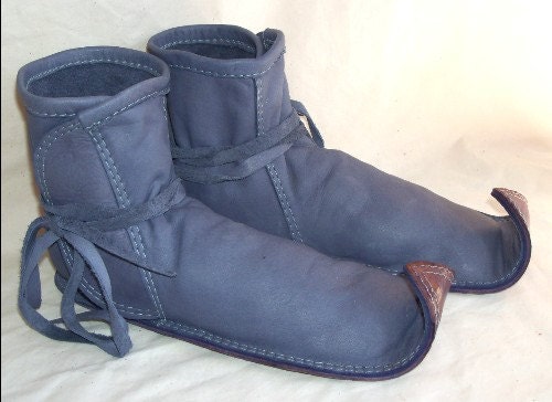 Custom Handmade Leather Fairy Shoes Renaissance Woodlands LARP Fantasy Shoes Handmade by Debbie Leather