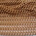 Vintage Brass Chain Vintage Textured Brass Double Curb Chain