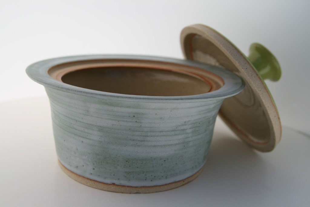 Sale Blue and Chartreuse Casserole