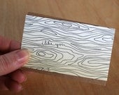 Wood Grain - I Like You mini card