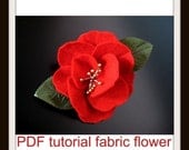 ALMOST FREE Felt flower tutorial pdf