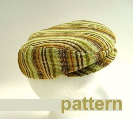 Child Ivy driving cap - Flat cap driving hat sewing pattern for child