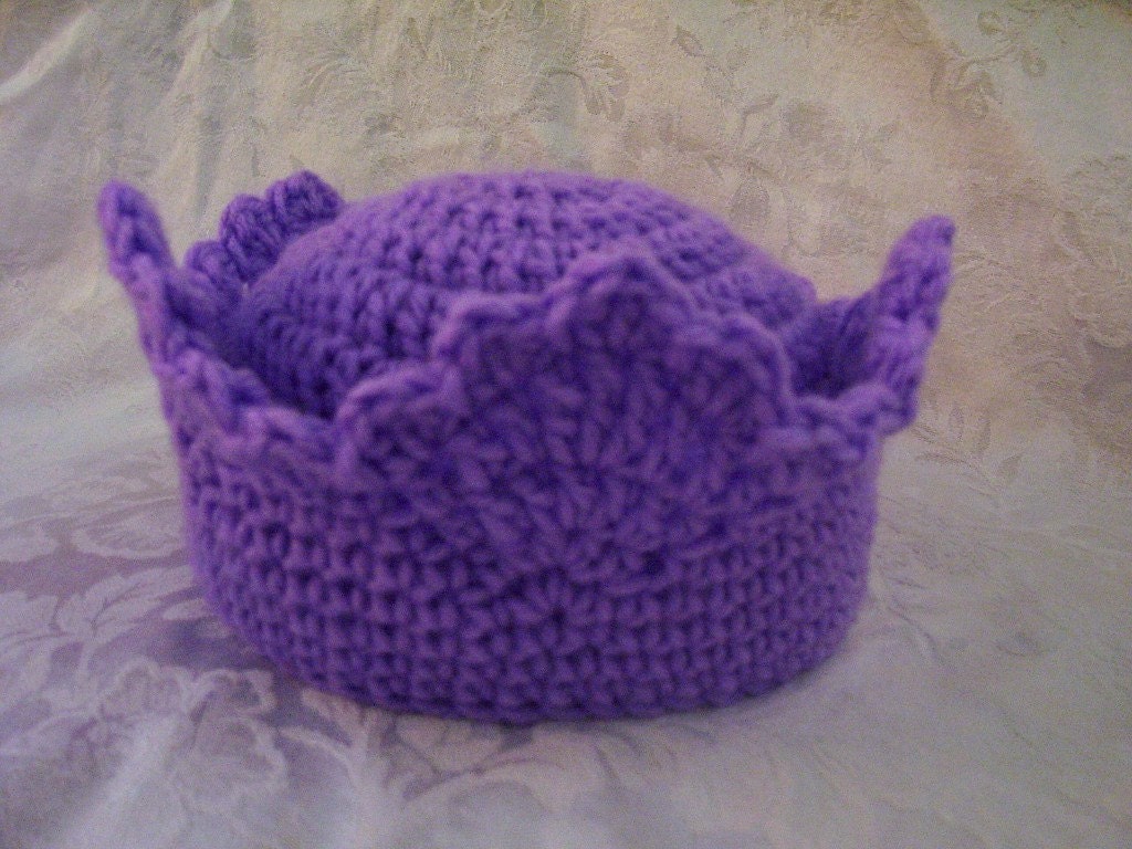 Crochet Prince or Princess Crown Hats Crochet Pattern for babies to adults pdf 173