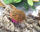 Needle Felted Squinty Eyed Mole