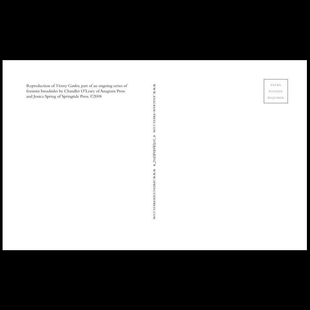 FEMINISTS set of 6 oversized postcards